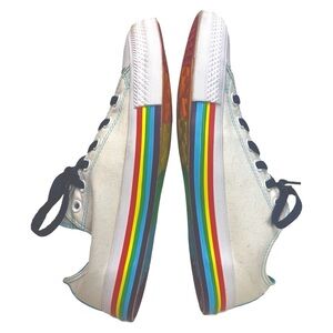 Converse All Star Rainbow Pride Sneakers Size W9.5 M 7.5